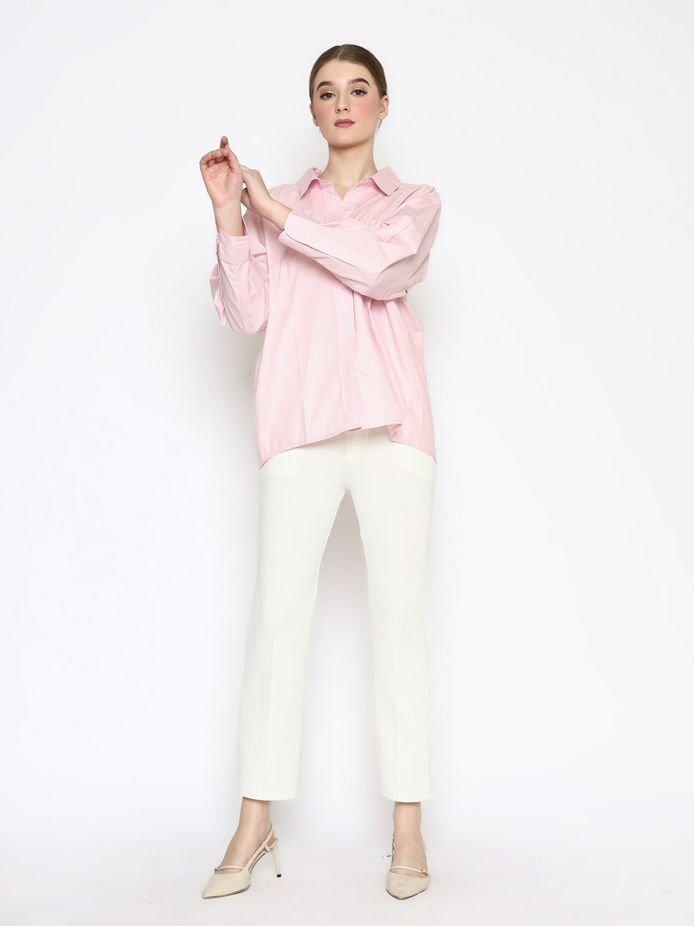 Sulla Oversized Shirt in Pink