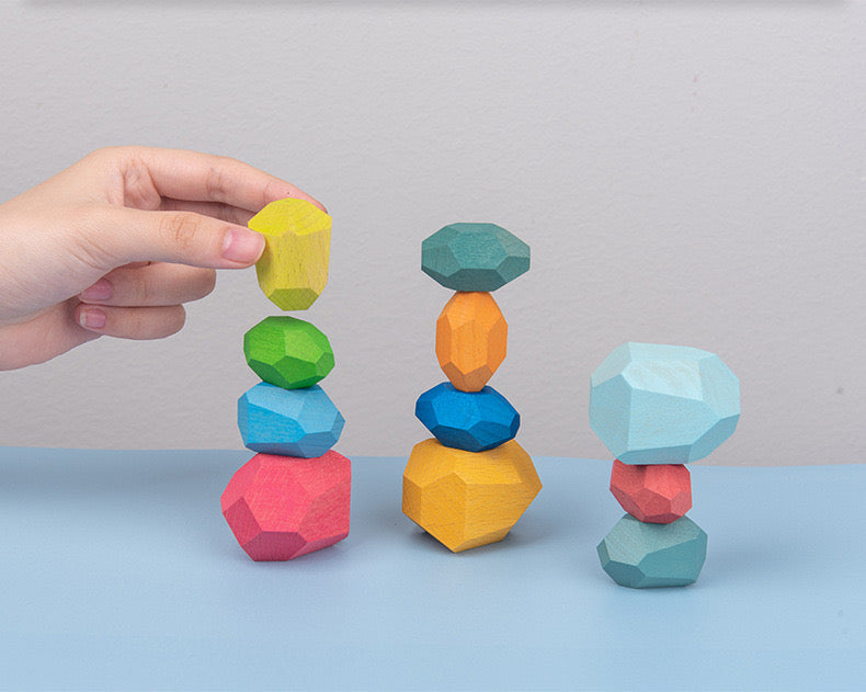 Children's Toy Stone Building Blocks - Keep Balance