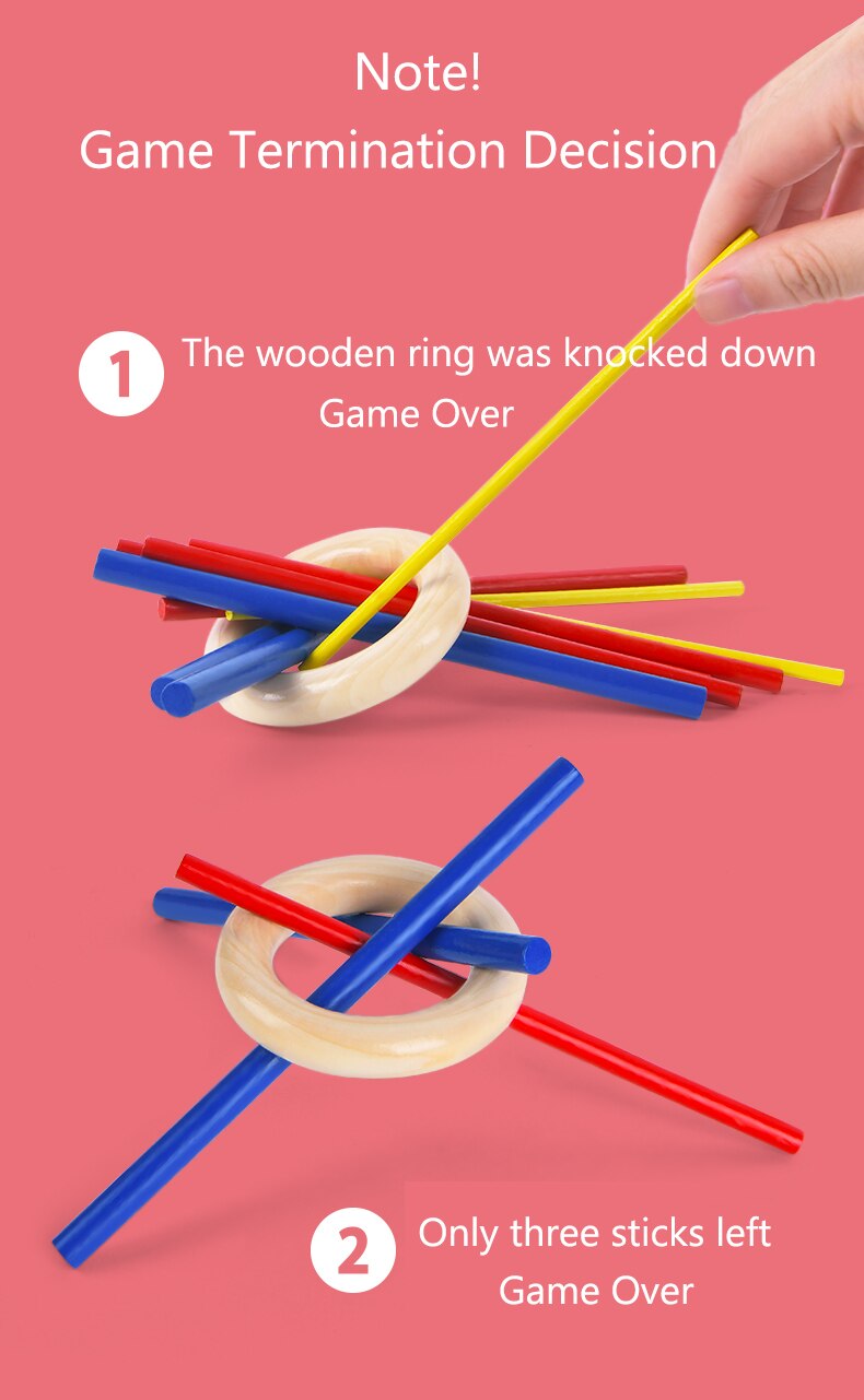 Classic Wooden Stick Board Game