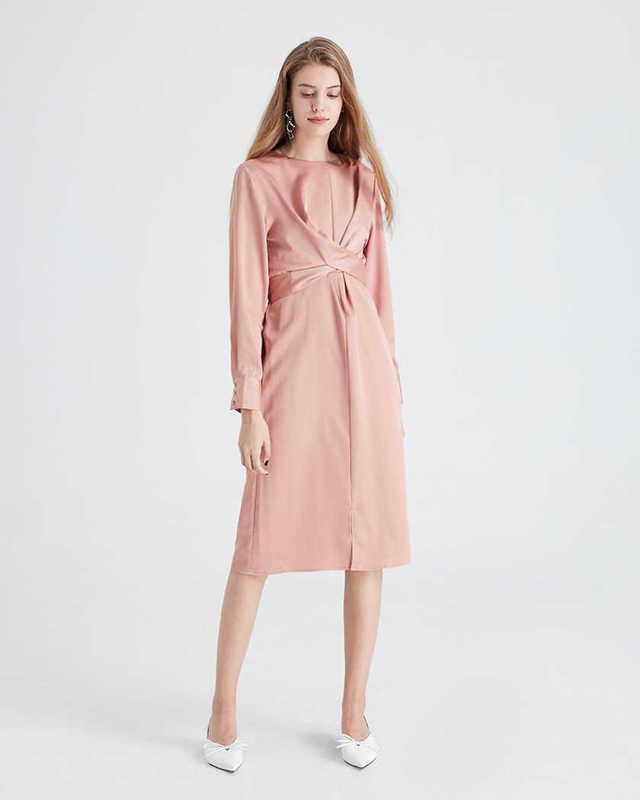 Coral Pink Knot Dress