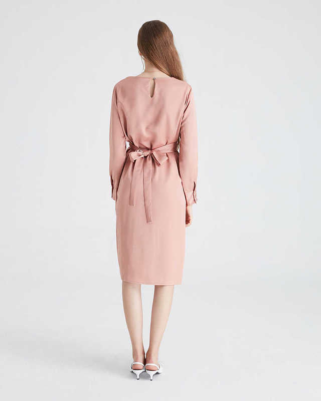 Coral Pink Knot Dress