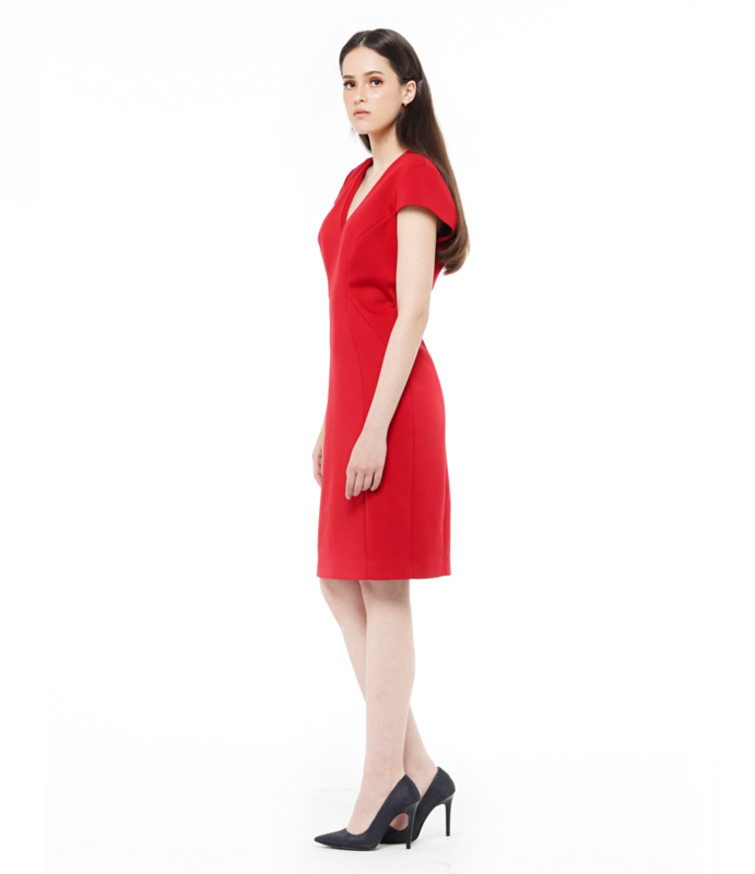 Ellie Tahari Red Dress