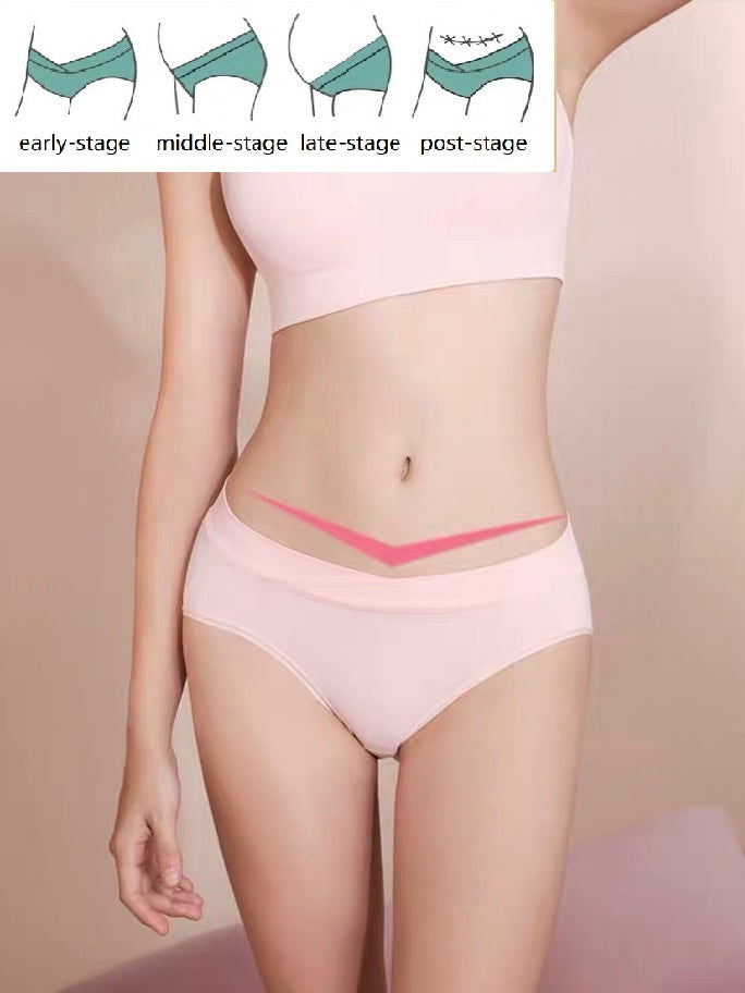Low-Rise Maternity Underwear - Pink – Rentique