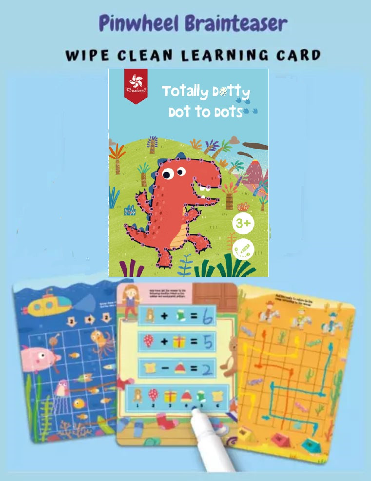 Wipe&Clean Learning Cards - Totally Dotty Dot to Dots